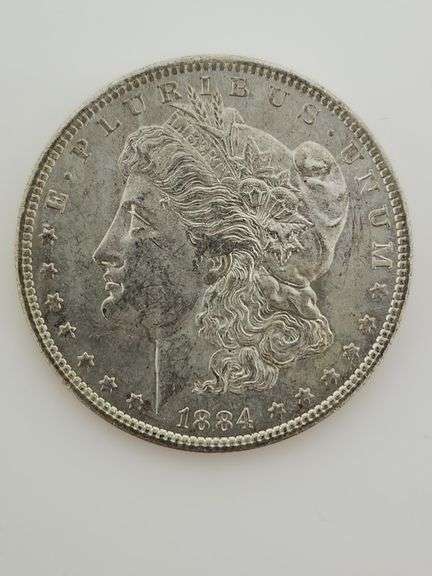 1884 O Morgan Silver Dollar, UNC