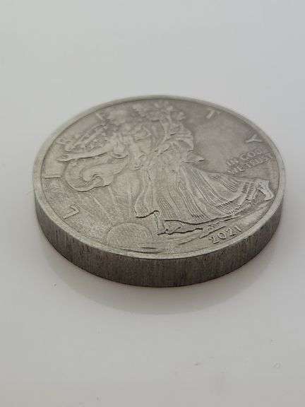 2021 American Titanium Eagle, 1 OZ. Titanium