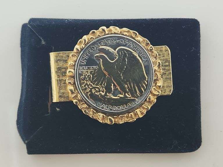 Walking Liberty Half Dollar Money Clip