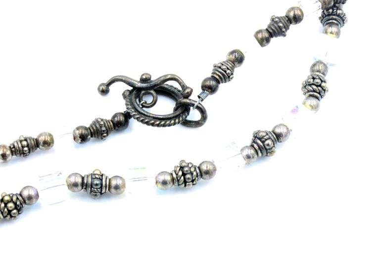 Vintage 925 sterling silver group lot of  chain necklaces