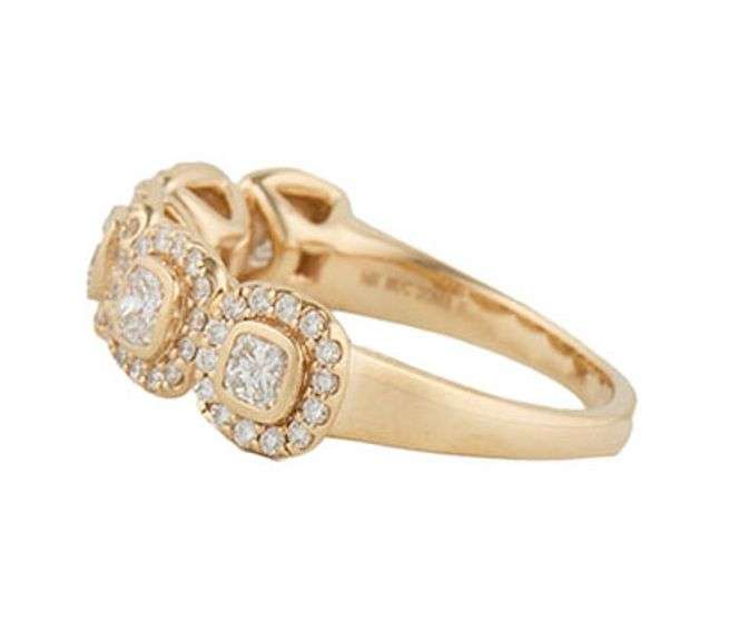 Sonia Bitton 1.25ctw Diamond Frame Five Station Ring in 14K
