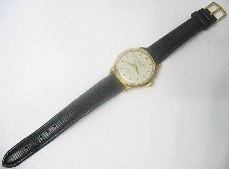 CONTENT OF SAFE DEPOSIT BOX: RARE VINTAGE MEN'S TIFFANY & CO. IWC WATCH