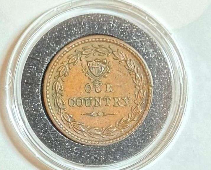 Patriotic Unc Civil War Token
