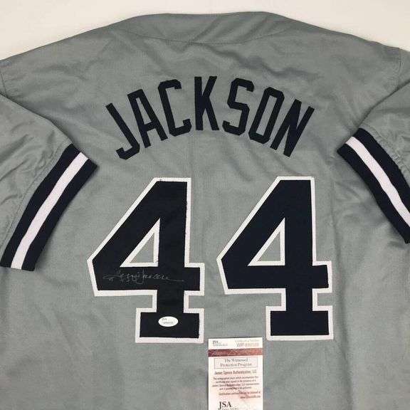 Reggie Jackson Autographed New York Baseball Jersey