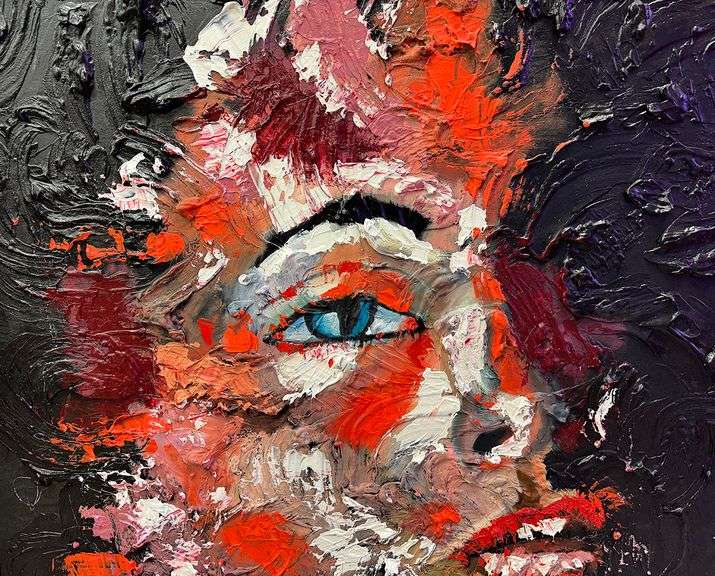 Amazing Original Acrylic on Board  by Flavio Galvan