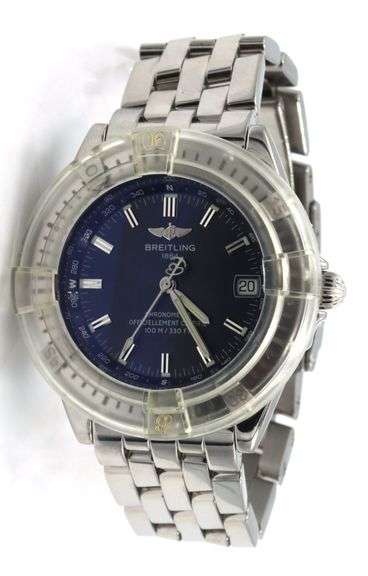 Breitling Windrider wings automatic grey dial 38mm watch