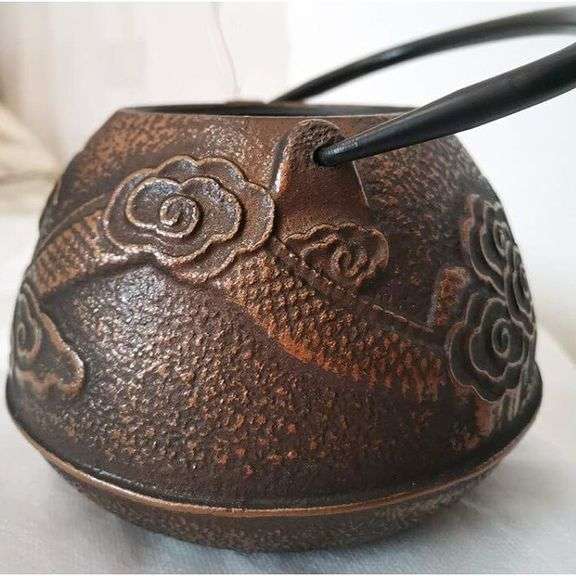 Japanese Dragon Cast Iron Teapot