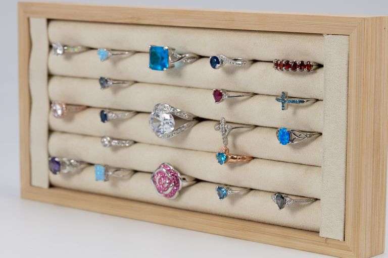Sterling Silver .925 Ring Lot of 20 RIngs Various Sizes and Styles