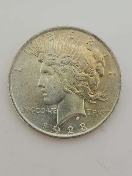 1923 Silver Peace Dollar, UNC