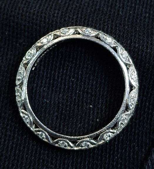 Platinum Natural Diamond Wedding Band