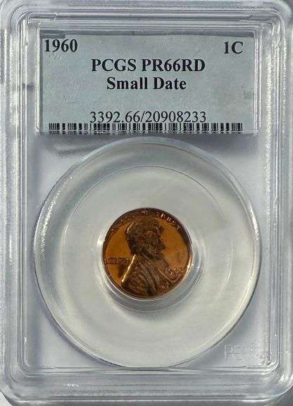 1960 Small Date PCGS Proof 66 Red Lincoln