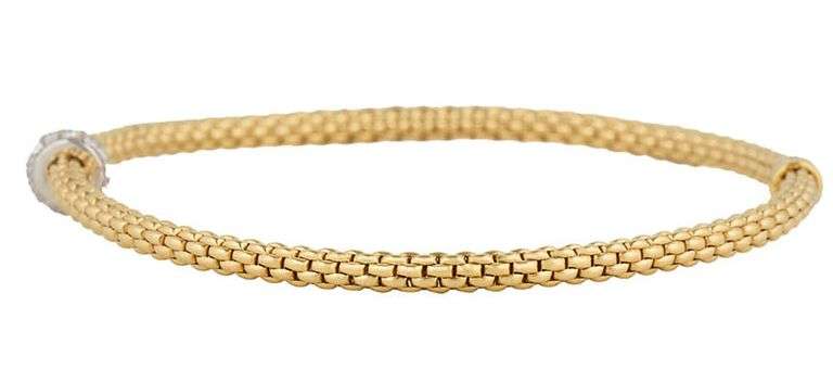 Fope 0.18ctw Diamond Prima Flex’it Bracelet in 18K