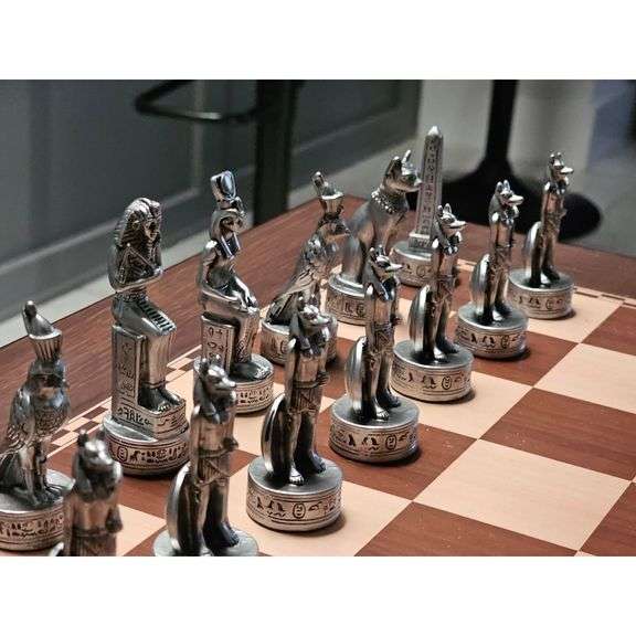 15-Inch Egyptian Style Chess Set