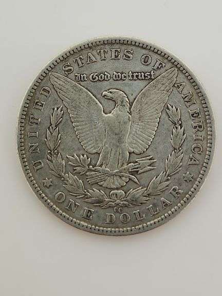 1883 CC Morgan Silver Dollar, Cleaned