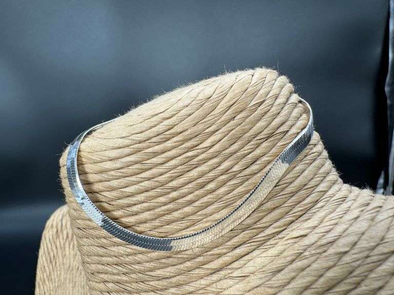 Sterling Silver Flexible Herringbone Bracelet 4.5mm Solid 925 Italian Chain 7"