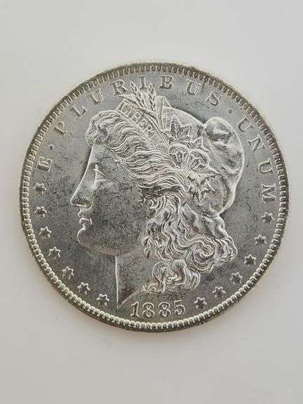 1885 O Morgan Silver Dollar, UNC