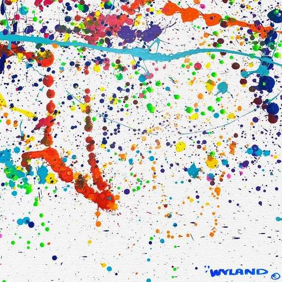 Untitled Abstract by Wyland Original