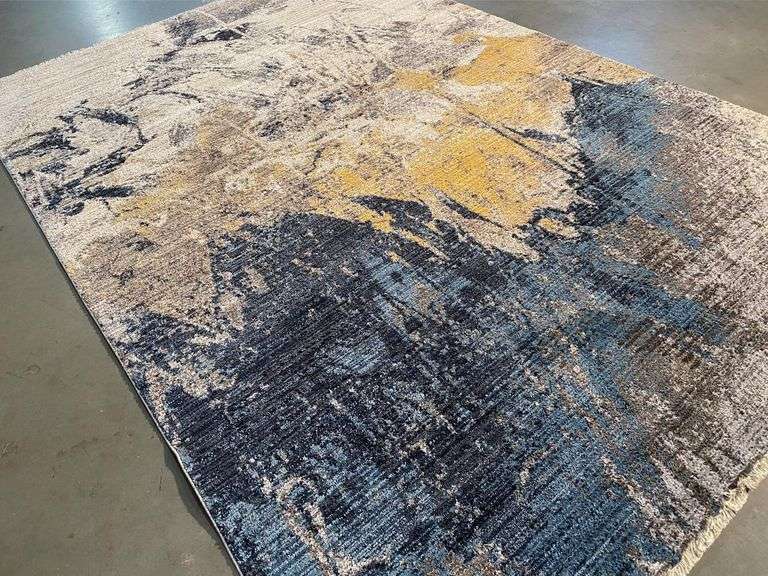 Artistic Carved Modern Design Rug 8x11