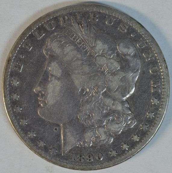 Desirable scarce 1890-CC Morgan Silver Dollar
