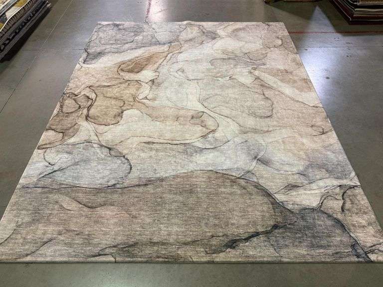 Super Soft Silky Feel Microfiber Contemporary Rug 8x10