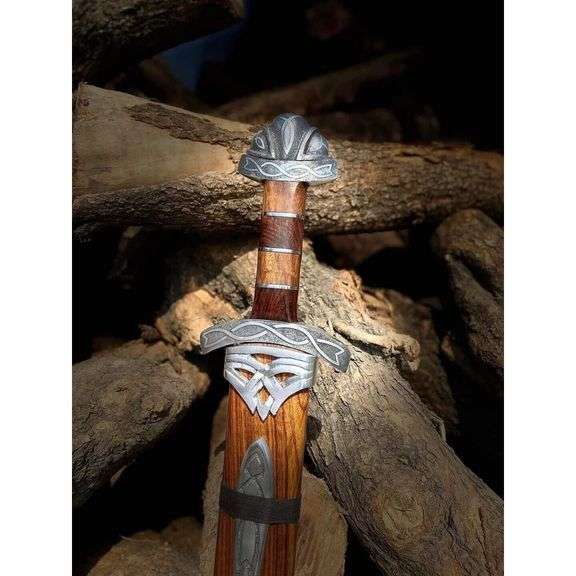 Handmade Damascus Steel Viking Sword AuthenticBlade