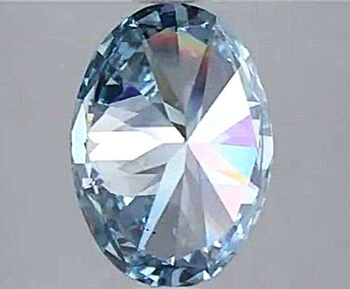 Huge 7.25 Ct Rare Sparkling White Ice Blue Lab Simulated Diamond Solitaire
