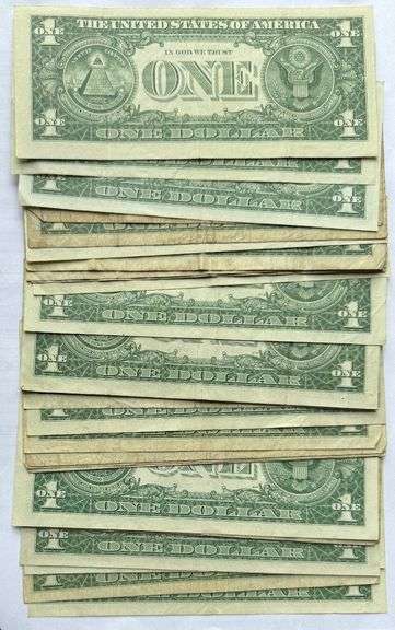 27 1957 $1 Silver Certificates