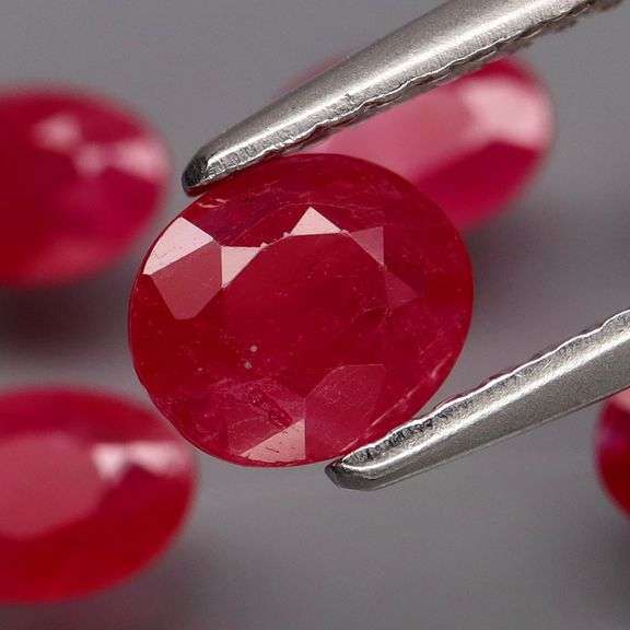 Tremendous 2.70ct natural blood red Ruby set