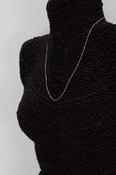 10k Yellow Gold Solid Figaro Link 1.25mm Chain 16"