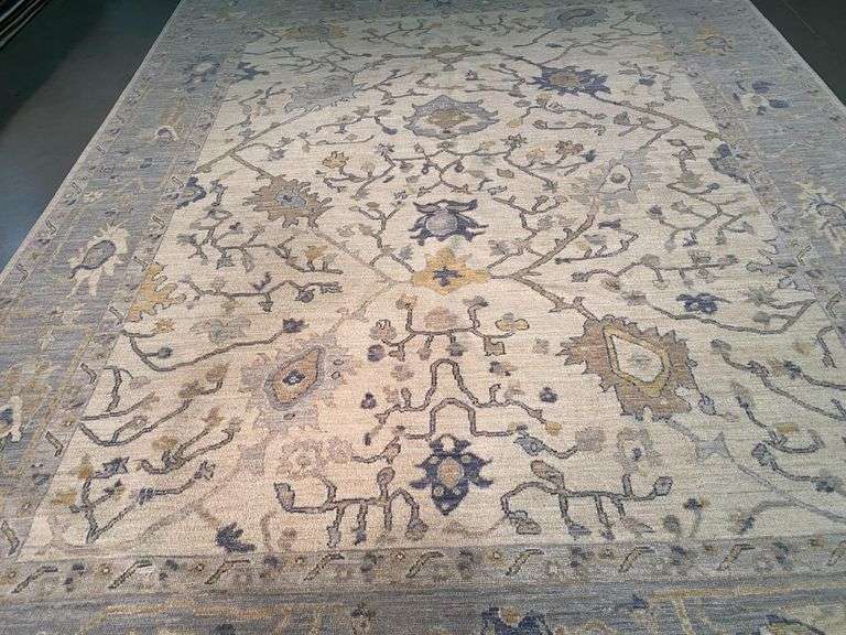 Magnificent Oushak Rug 9.3x11.9