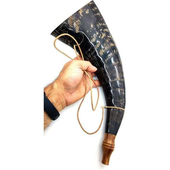 War Horn Real Buffalo Horn Battle Trumpet