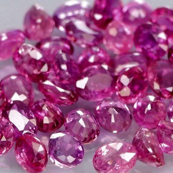 Collectors 4.87ct violet red Ruby set -Untreated!!!