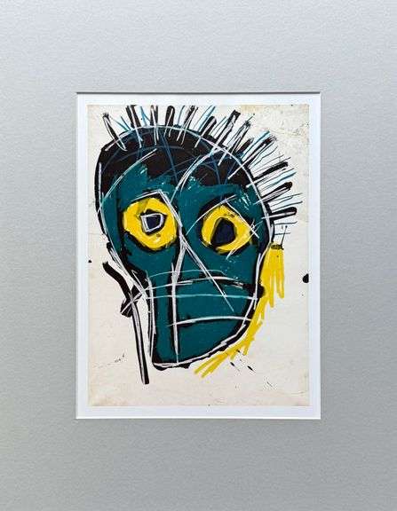 Colorful Jean-Michel Basquiat From 'Symbols and Signs'