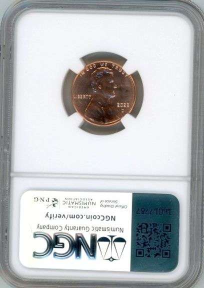 2022-D Lincoln Cent in NGC MS67RD