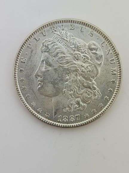 1887 Morgan Silver Dollar, UNC