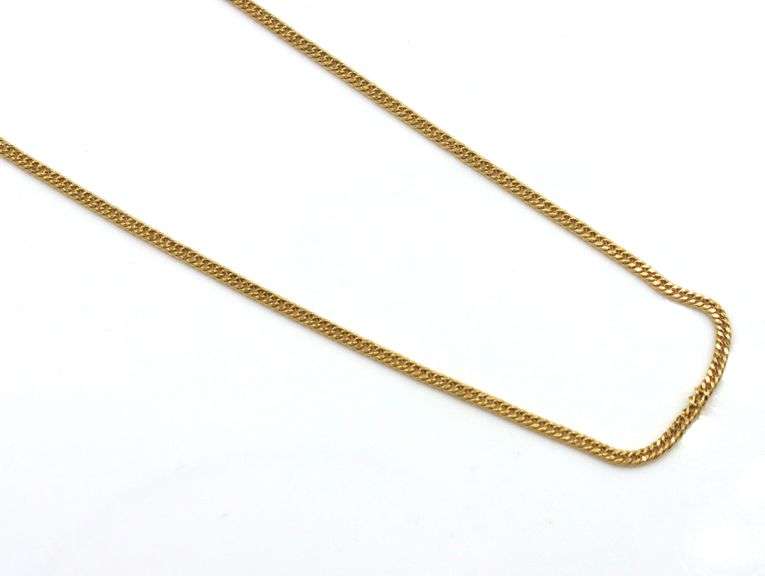 18kt Yellow gold Curb link chain necklace