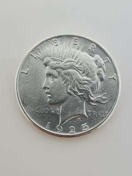 1925 Silver Peace Dollar, UNC