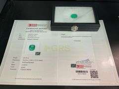 Investment! CERTIFIED 29.59 CARATS ALL NATURAL COLOMBIAN EMERALD