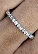 14K WHITE GOLD LAB GROWN DIAMOND WEDDING BAND