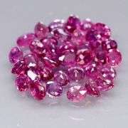 Collectors 4.87ct violet red Ruby set -Untreated!!!