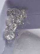 Very large fine 3.06ctw white natural diamonds