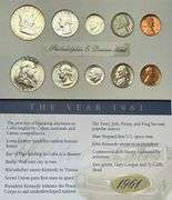 Vintage 1961 BU Year Set