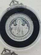 (5) Scottsdale Mint 1/2 OZ. Alpha & Omega Silver Christian Rounds