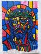 Jesus  “The Light of the Gospels” original painting, from the books of Matthew, Mark, Luke, and John