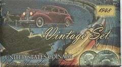 Vintage 1948 BU Year Set. P D S