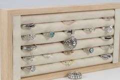.925 Sterling Silver Curated Ring Set 20 RIng Lot Various Sizes & Styles