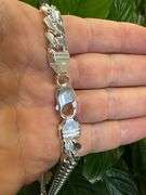 Sterling Silver Solid Miami Cuban Link Chain 10.3mm 925 Italy Heavy Curb Necklace 24" Inch