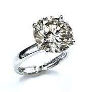 Dazzling 2.65 Ct White Ice Blue Lab Simulated Diamond Ring