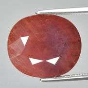 Unique 8.02ct Padparadscha colored pinkish orange Sapphire