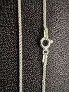 Italian 1mm Spiga Wheat Sterling Silver 925 Chain 24" Necklace